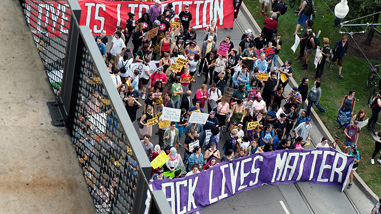 Protest in New Orleans, Louisiana