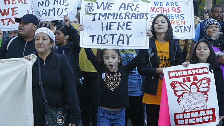 immigrant rally