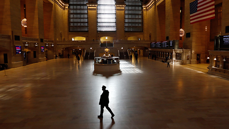 Empty Train Station