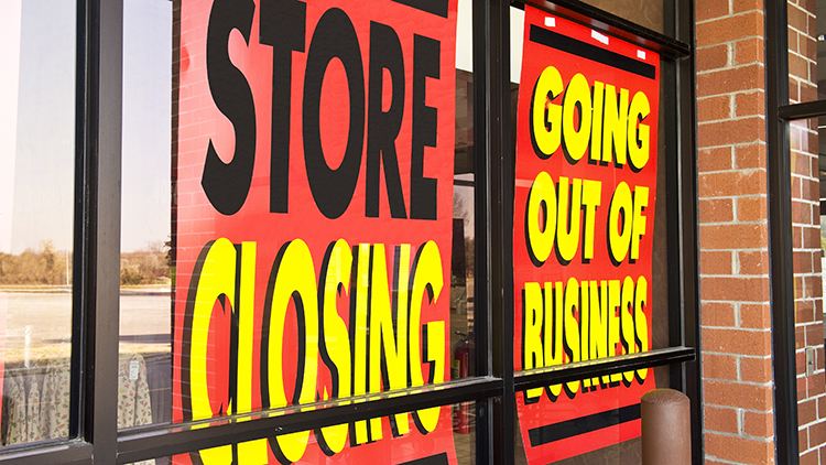 going out of business sign