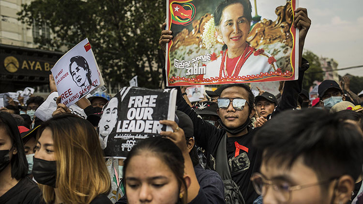 Protests in Myanmar